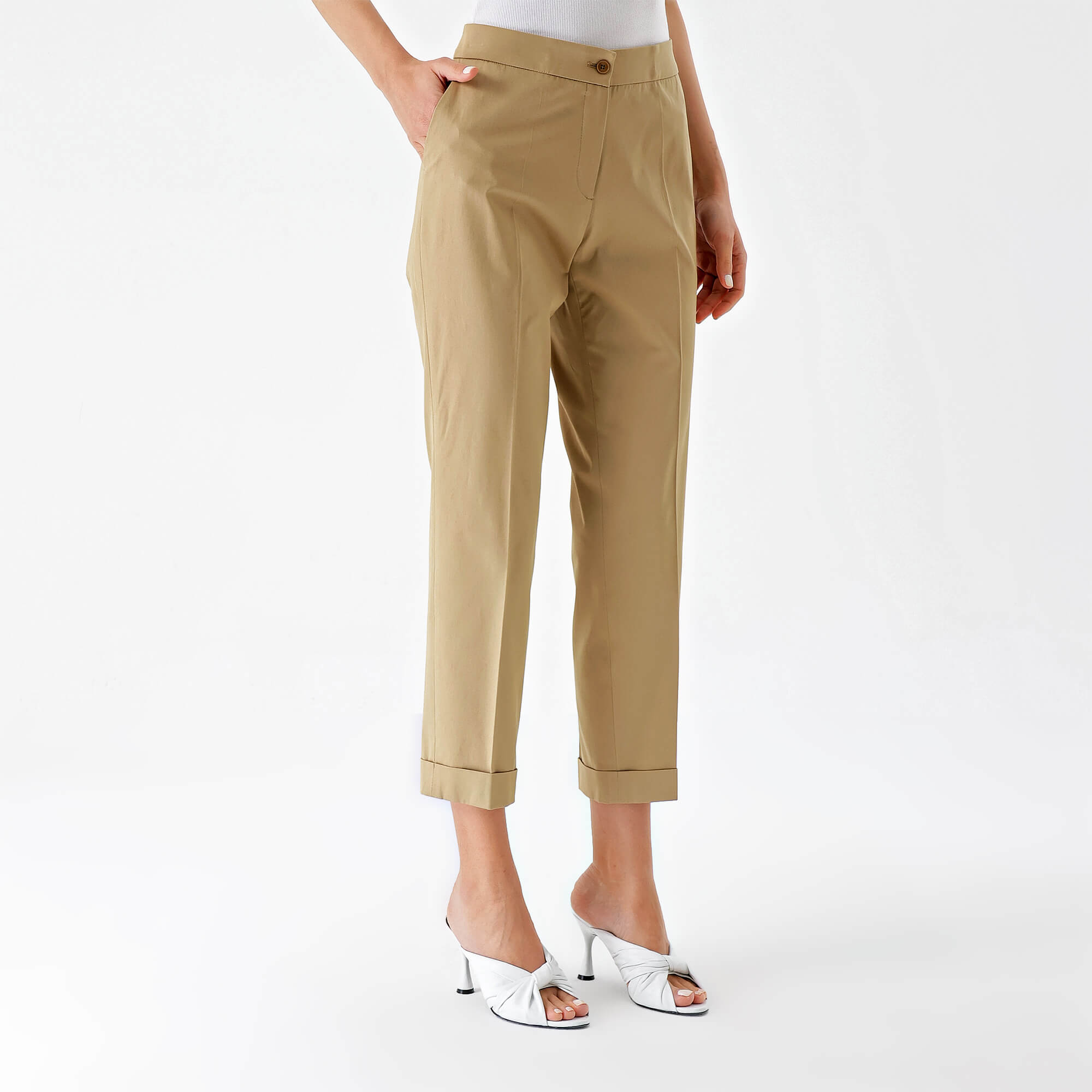 Etro-Beige Cotton Pants